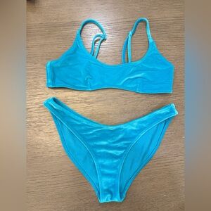 Triangl Swimwear Turquoise Bikini Set